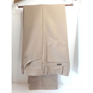 Wrangler® Wrancher Tan 82TN Polyester Dress Pants 40X34 Cowboy Cut